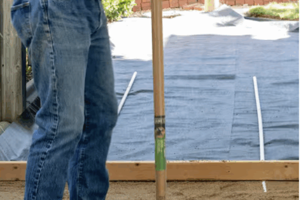 48 in. Handle 8 in. x 8 in. Steel Tamper